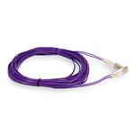 Picture of 9m LC to LC Purple OM4 Duplex OFNR (Riser-Rated) Fiber Patch Cable