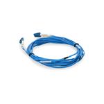 Picture of 1.5ft LC to LC Blue OS2 Duplex Microboot, Snagless OFNR (Riser-Rated) SMF Fiber Patch Cable with 1.6mm OD Jacket
