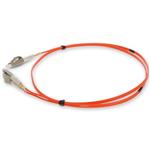 Picture of 2m LC to LC Orange OM2 Duplex Microboot, Snagless OFNR (Riser-Rated) Fiber Patch Cable