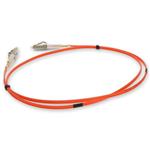 Picture of 2m LC to LC Orange OM2 Duplex Microboot, Snagless OFNR (Riser-Rated) Fiber Patch Cable