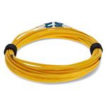 Picture of 2.5m LC to LC Yellow OS2 Duplex Microboot, Snagless OFNR (Riser-Rated) SMF Fiber Patch Cable