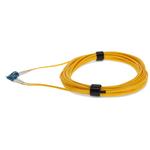 Picture of 46m LC to LC Yellow OS2 Duplex Microboot, Snagless OFNR (Riser-Rated) SMF Fiber Patch Cable