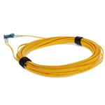 Picture of 46m LC to LC Yellow OS2 Duplex Microboot, Snagless OFNR (Riser-Rated) SMF Fiber Patch Cable