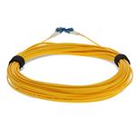 Picture of 46m LC to LC Yellow OS2 Duplex Microboot, Snagless OFNR (Riser-Rated) SMF Fiber Patch Cable