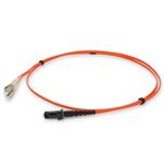 Picture of 8m LC to MT-RJ Orange OM1 Duplex OFNR (Riser-Rated) MMF Fiber Patch Cable