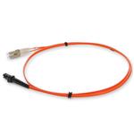 Picture of 8m LC to MT-RJ Orange OM1 Duplex OFNR (Riser-Rated) MMF Fiber Patch Cable