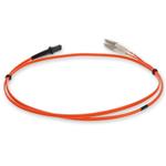 Picture of 8m LC to MT-RJ Orange OM1 Duplex OFNR (Riser-Rated) MMF Fiber Patch Cable