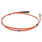 Picture of 8m LC to MT-RJ Orange OM1 Duplex OFNR (Riser-Rated) MMF Fiber Patch Cable