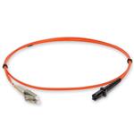 Picture of 8m LC to MT-RJ Orange OM1 Duplex OFNR (Riser-Rated) MMF Fiber Patch Cable