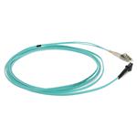 Picture of 2m LC to MT-RJ Aqua OM3 Duplex OFNR (Riser-Rated) Fiber Patch Cable