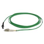 Picture of 2m LC to MT-RJ Green OM4 Duplex OFNR (Riser-Rated) Fiber Patch Cable