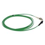 Picture of 2m LC to MT-RJ Green OM4 Duplex OFNR (Riser-Rated) Fiber Patch Cable