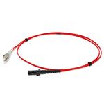 Picture of 3m LC to MT-RJ Red OM1 Duplex OFNR (Riser-Rated) MMF Fiber Patch Cable
