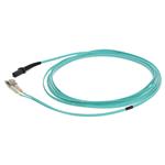 Picture of 7m LC to MT-RJ Aqua OM3 Duplex OFNR (Riser-Rated) Fiber Patch Cable