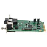 Picture of 10/100/1000Base-TX(RJ-45) to 1000Base-SX(SC) MMF 850nm 550m Media Converter Card for our rack or Standalone Systems