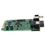 Picture of 10/100/1000Base-TX(RJ-45) to 1000Base-SX(SC) MMF 850nm 550m Media Converter Card for our rack or Standalone Systems