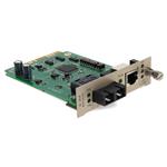 Picture of 10/100/1000Base-TX(RJ-45) to 1000Base-SX(SC) MMF 850nm 550m Media Converter Card for our rack or Standalone Systems