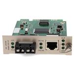Picture of 10/100/1000Base-TX(RJ-45) to 1000Base-LX(SC) SMF 1310nm 20km Media Converter Card for our rack or Standalone Systems