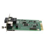 Picture of 10/100Base-TX(RJ-45) to 100Base-FX(SC) MMF 1310nm 2km Media Converter Card for our rack or Standalone Systems