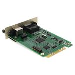 Picture of 10/100Base-TX(RJ-45) to 100Base-FX(SC) MMF 1310nm 2km Media Converter Card for our rack or Standalone Systems