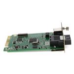 Picture of 10/100Base-TX(RJ-45) to 100Base-FX(SC) MMF 1310nm 2km Media Converter Card for our rack or Standalone Systems