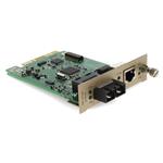 Picture of 10/100Base-TX(RJ-45) to 100Base-FX(SC) MMF 1310nm 2km Media Converter Card for our rack or Standalone Systems