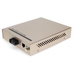Picture of 10/100Base-TX(RJ-45) to 100Base-BXU(SC) BiDi SMF 1310nmTX/1550nmRX 20km Managed Media Converter