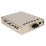 Picture of 10/100Base-TX(RJ-45) to 100Base-BXU(SC) BiDi SMF 1310nmTX/1550nmRX 20km Managed Media Converter