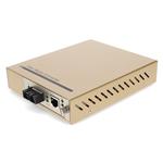Picture of 10/100/1000Base-TX(RJ-45) to 1000Base-SX(SC) MMF 850nm 550m Managed Media Converter
