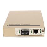 Picture of 10/100/1000Base-TX(RJ-45) to 1000Base-SX(SC) MMF 850nm 550m Managed Media Converter