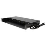 Picture of Chassis for 1G Media Converter, Rack mountable 1U, 12 slots. Dual AC Power Supply