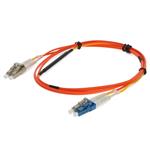 Picture of 3m LC (Male) Orange OM2 to LC (Male) Yellow OS2 Duplex OFNR Mode Conditioning Cable