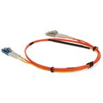 Picture of 3m LC (Male) Orange OM2 to LC (Male) Yellow OS2 Duplex OFNR Mode Conditioning Cable