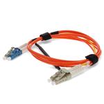 Picture of 5m LC (Male) Orange OM1 to LC (Male) Yellow OS2 Duplex OFNR Mode Conditioning Cable