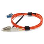 Picture of 5m LC (Male) Orange OM1 to LC (Male) Yellow OS2 Duplex OFNR Mode Conditioning Cable