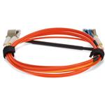 Picture of 5m LC (Male) Orange OM1 to LC (Male) Yellow OS2 Duplex OFNR Mode Conditioning Cable