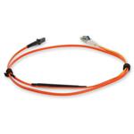 Picture of 1m MT (Male) Orange OM1 to LC (Male) Yellow OS2 Duplex OFNR Mode Conditioning Cable