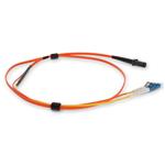 Picture of 1m MT (Male) Orange OM1 to LC (Male) Yellow OS2 Duplex OFNR Mode Conditioning Cable