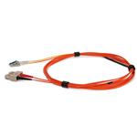 Picture of 5m SC (Male) Orange OM2 to LC (Male) Yellow OS2 Duplex OFNR Mode Conditioning Cable