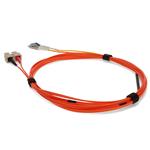 Picture of 5m SC (Male) Orange OM2 to LC (Male) Yellow OS2 Duplex OFNR Mode Conditioning Cable