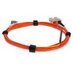 Picture of 6m SC (Male) Orange OM1 to LC (Male) Yellow OS2 Duplex OFNR Mode Conditioning Cable