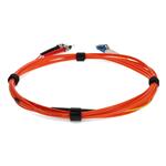 Picture of 10m ST (Male) Orange OM2 to LC (Male) Yellow OS2 Duplex OFNR Mode Conditioning Cable