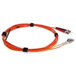 Picture of 2m ST (Male) Orange OM2 to LC (Male) Yellow OS2 Duplex OFNR Mode Conditioning Cable