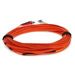 Picture of 12m ST (Male) Orange OM1 to LC (Male) Yellow OS2 Duplex OFNR Mode Conditioning Cable