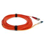 Picture of 12m ST (Male) Orange OM1 to LC (Male) Yellow OS2 Duplex OFNR Mode Conditioning Cable