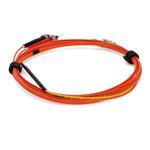 Picture of 2m ST (Male) Orange OM1 to LC (Male) Yellow OS2 Duplex OFNR Mode Conditioning Cable TAA compliant