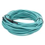 Picture of 25m MPO/UPC to 2xLC Duplex (4xLC)/UPC Aqua OM4 OFNR (Riser-Rated) 4-Strand Fiber Fanout Cable