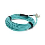 Picture of 12m MPO/UPC to 4xLC/UPC Duplex Aqua OM4 OFNR (Riser-Rated) 8-Strand Fiber Fanout Cable