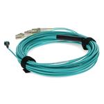 Picture of 1m MPO/UPC to 4xLC/UPC Duplex Aqua OM4 OFNP (Plenum-Rated) 8-Strand Fiber Fanout Cable