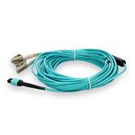 Picture of 25m MPO/UPC to 4xLC/UPC Duplex Aqua OM4 OFNP (Plenum-Rated) 8-Strand Fiber Fanout Cable